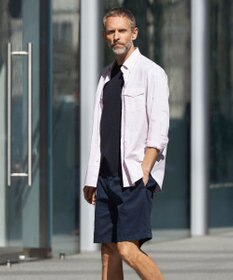 J.PRESS MEN 【HYBRID LINEN】ボタンダウンシャツ