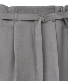 YECCA VECCA 【UVカット/接触冷感/洗える】ベルト付きイージーケアワイドパンツ