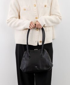 blancle シュリンクレザー 舟形ボストン