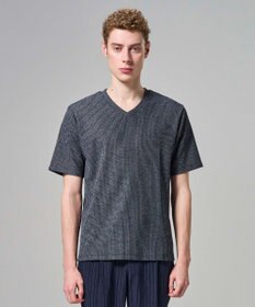 JOSEPH HOMME 【新色追加】メランジクロスジャージー　Vネックカットソー