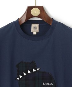 J.PRESS MEN 【UNISEX】ファブリックワッペンブルドックTシャツ