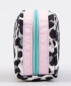 LeSportsac RECTANGULAR COSMETIC/ニュートラルレオパード/ライラック