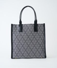 MIYABIYA  LAQUOH クロス柄ジャガードトートバッグ L