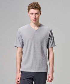 JOSEPH HOMME 【新色追加】メランジクロスジャージー　Vネックカットソー