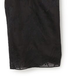 UNFILO L 【ウエストゴム】ボタニカル エンブロイダリー パンツ