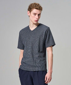 JOSEPH HOMME 【新色追加】メランジクロスジャージー　Vネックカットソー