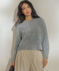 組曲 ラメシャギーニット