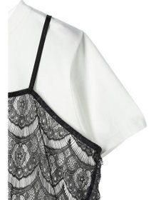 earth music&ecology ＳＥＴ２点レースキャミソール＋ＴＥＥ