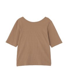 AMERICAN HOLIC スクエアネック5分袖プルオーバー