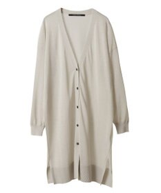 YECCA VECCA シアーニットロング丈カーディガン