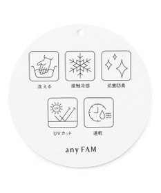 ANY 【接触冷感/UVカット/抗菌防臭/速乾】エニィファンクション半袖シャツブラウス