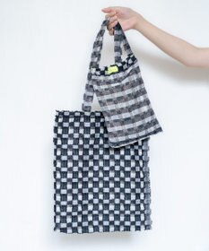 COQ ウォーターチェック リバーシブルトートバッグ A4サイズ