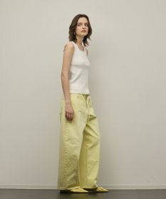 GRACE CONTINENTAL コンビドロストデニムパンツ