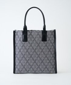 MIYABIYA  LAQUOH クロス柄ジャガードトートバッグ L