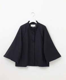 自由区 S ライトウールダブルクロススタンドカラー ジャケット