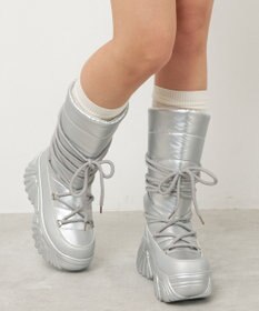 WEGO レースアップパテッドブーツ