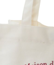 Maison de FLEUR ベア刺繍スクエアトートバッグ