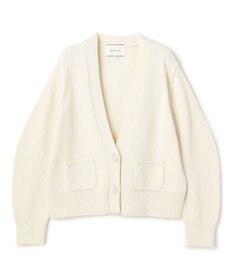 BEIGE， HELIODOR / マリンボタンクロップドカーディガン