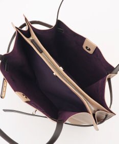 LA BAGAGERIE コンビカラーA4トートバッグ