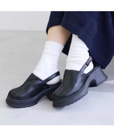 MODE ET JACOMO <noyau>センターライン厚底サボサンダル