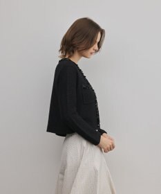 GRACE CONTINENTAL ブレードツイードニットジャケット