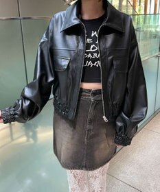 WEGO PUショートブルゾン