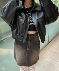 WEGO PUショートブルゾン