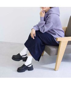 MODE ET JACOMO <noyau>センターライン厚底サボサンダル