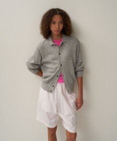 ATON SILK WASHI LILIYARN | ポロニットカーディガン