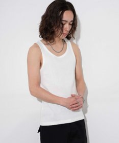 WEGO 【綿100%】リブタンクトップ