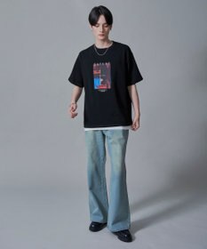 WEGO 【2点SET】アクセ付きフォトグラフィックT（SS）