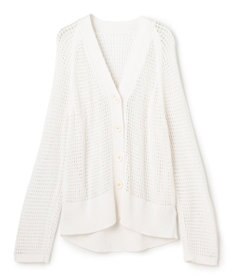 uncrave メッシュニット カーディガン