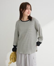 Green Parks 袖チュールリブプルオーバー