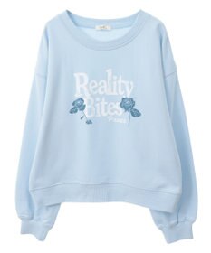 earth music&ecology ローズ×ロゴグラフィックスウェット