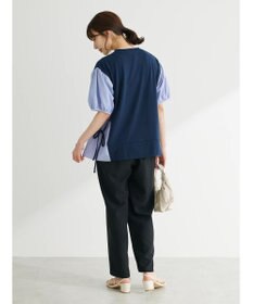 Green Parks 布帛ドッキング脇リボンプルオーバー