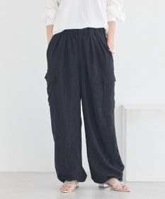 earth music&ecology 総レースカーゴパンツ