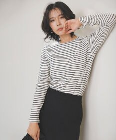 UNFILO コットンカシミヤ クルーネックカットソー