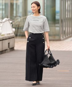 自由区 L 【洗える】Marine半袖 ロゴTシャツ