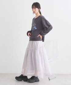 earth music&ecology ローズ×ロゴグラフィックスウェット