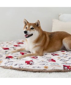 PET PARADISE スヌーピー  うたたね柄丸型マット  小型犬 径105cm