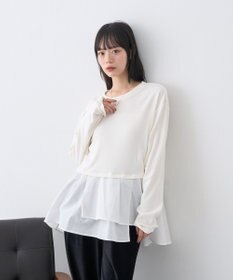 earth music&ecology 【吸湿発熱】あったかフェミニンインナー（シャツヘム）