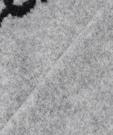 UNFILO ふわふわニット ロゴジャガード