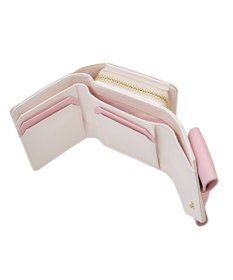 Maison de FLEUR バイカラーベルトリボンミニウォレット