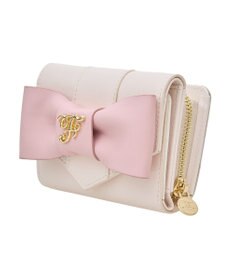 Maison de FLEUR バイカラーベルトリボンミニウォレット