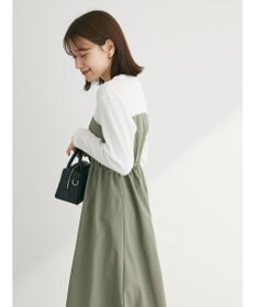 Green Parks ドロストドッキングワンピース