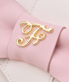 Maison de FLEUR バイカラーベルトリボンミニウォレット