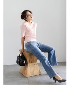 Te chichi ミニケーブルポロニット