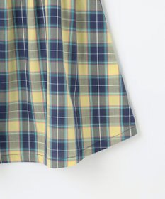 組曲 KIDS 【110-140㎝】チェックフリル ワンピース