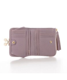 UNBILLION ペルケ perche / アクリル玉がま口2つ折り財布