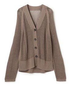 uncrave メッシュニット カーディガン